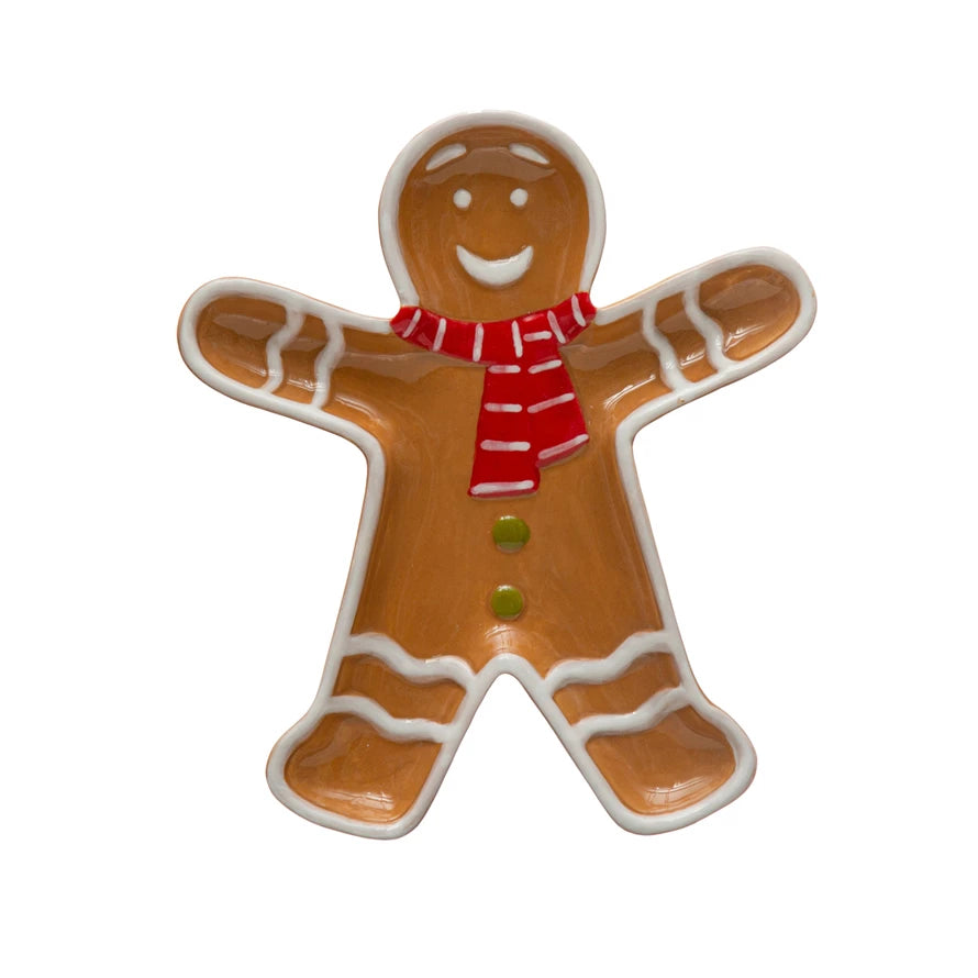 Gingerbread Man Platter - Madison's Niche 
