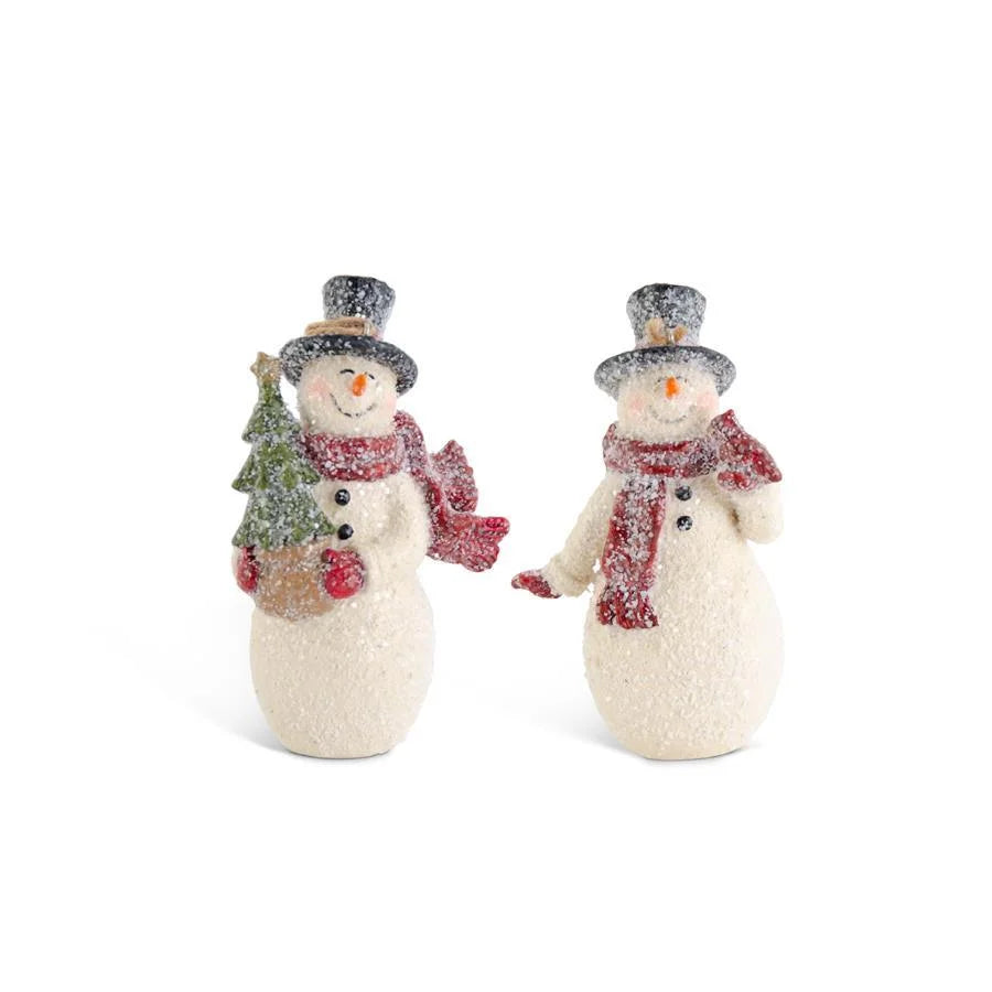 Glitter Snowman Figurine - Madison's Niche 
