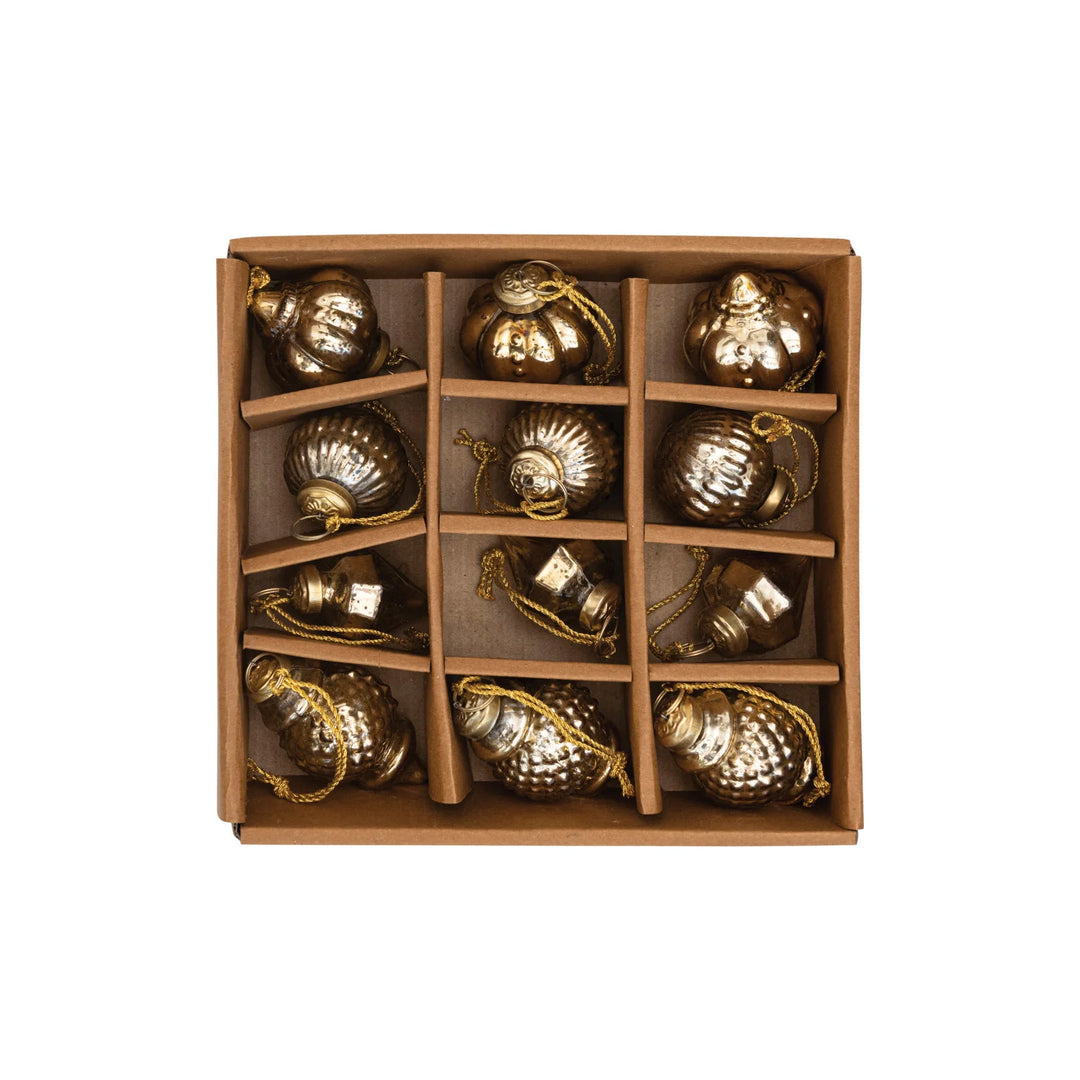 Gold Boxed Ornaments - Madison's Niche 