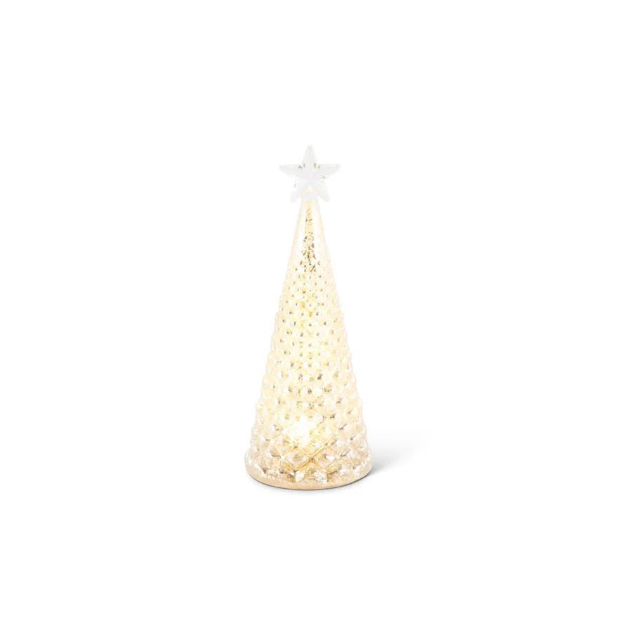 Gold Mercury LED Hobnail Tree - Madison's Niche 