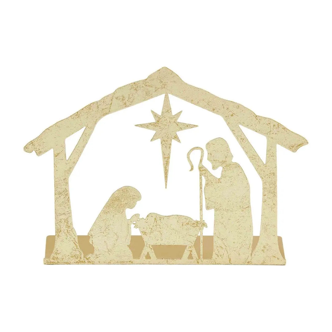 Gold Nativity Display - Madison's Niche 