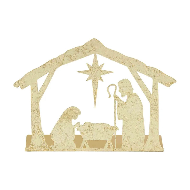 Gold Nativity Display - Madison's Niche 