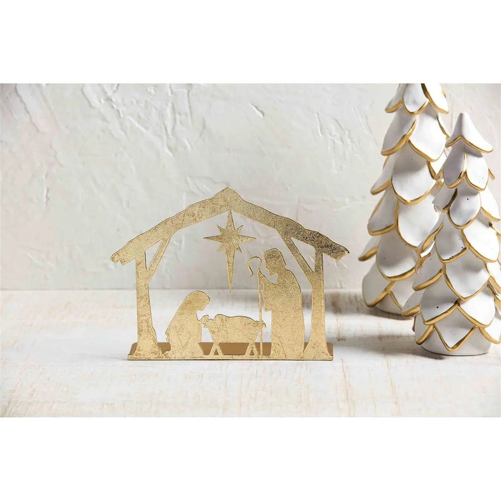 Gold Nativity Display - Madison's Niche 