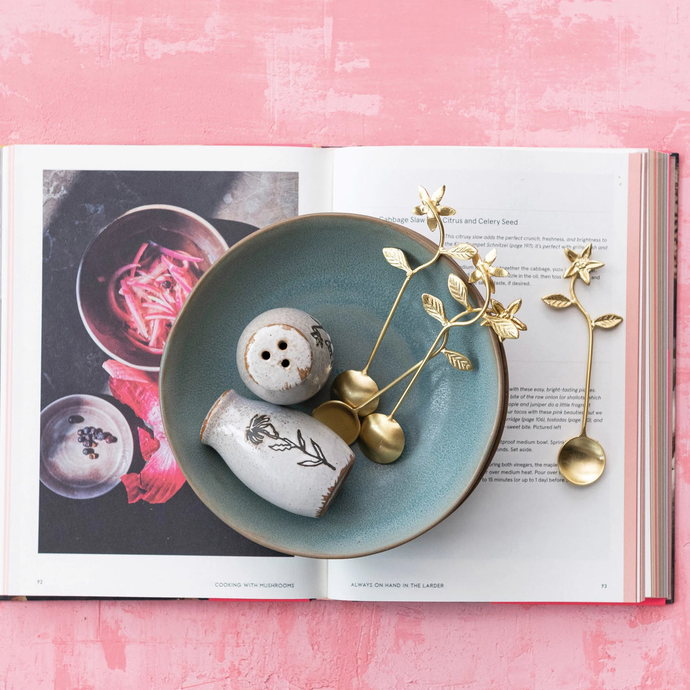 Gold Flower Spoon Set - Madison's Niche 