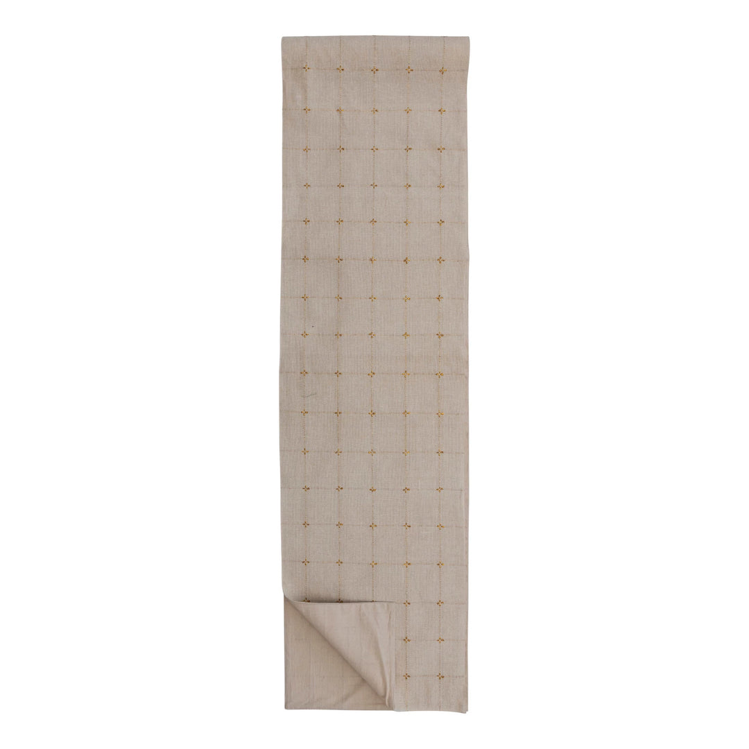 Gold Thread Table Runner - Madison's Niche 