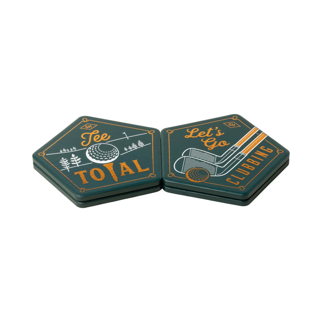 Set of 4 Golf Coasters - Madison's Niche 