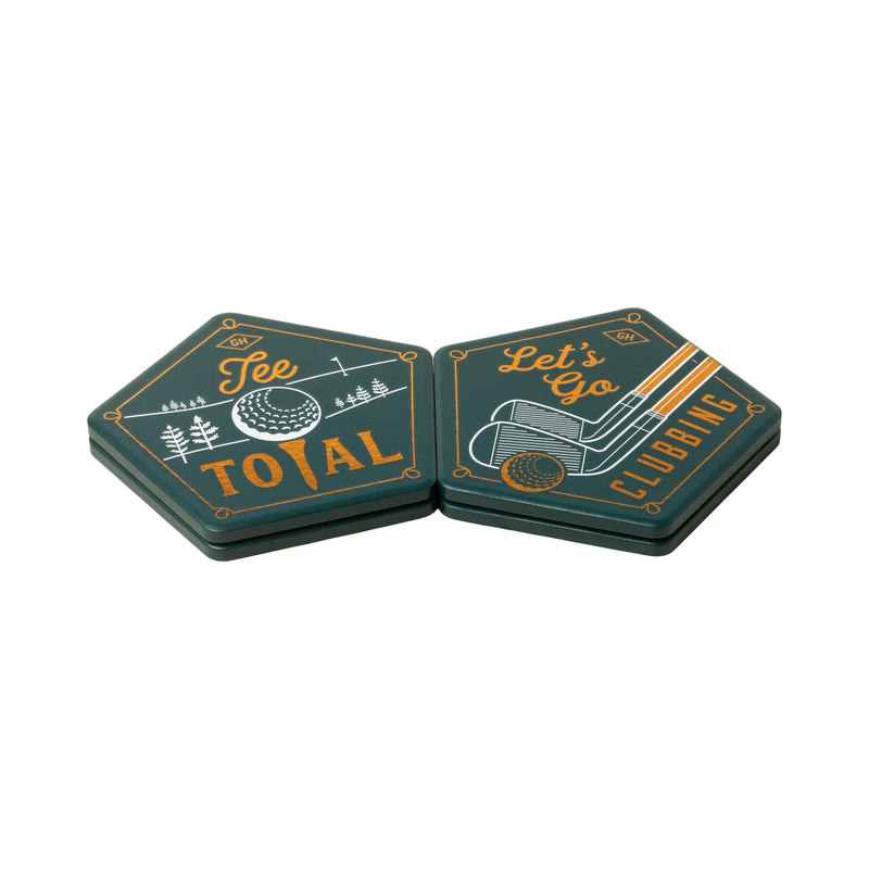 Set of 4 Golf Coasters - Madison's Niche 