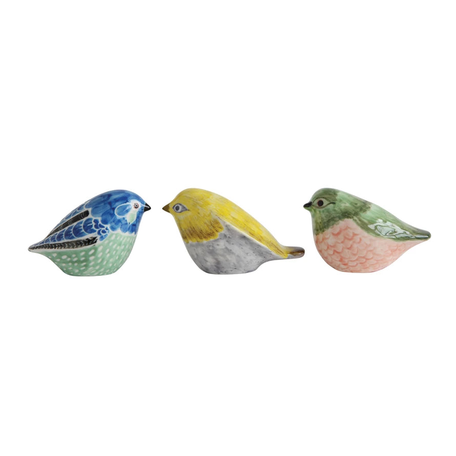 Hand-Painted Stoneware Bird - Madison's Niche 