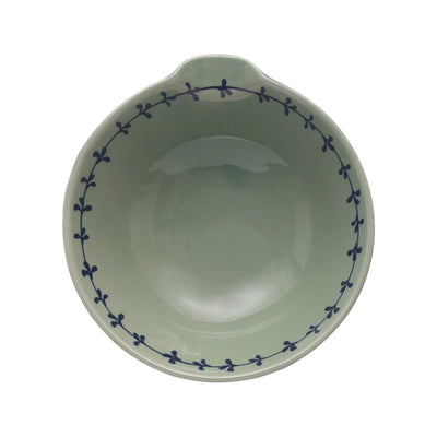 Hand-Painted Stoneware Bowl with Spout - Madison's Niche 