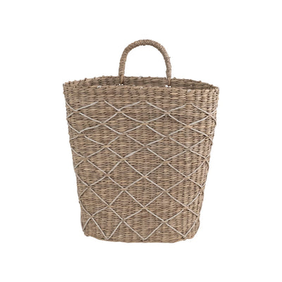 Hand-Woven Seagrass Wall Basket - Madison's Niche 