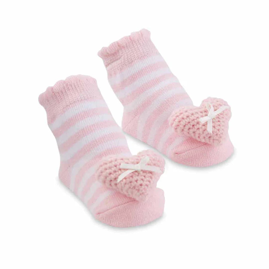 Heart Rattle Toe Socks - Madison's Niche 