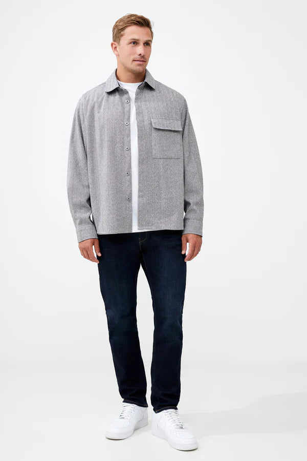 Herringbone Long Sleeve Shirt - Madison's Niche 