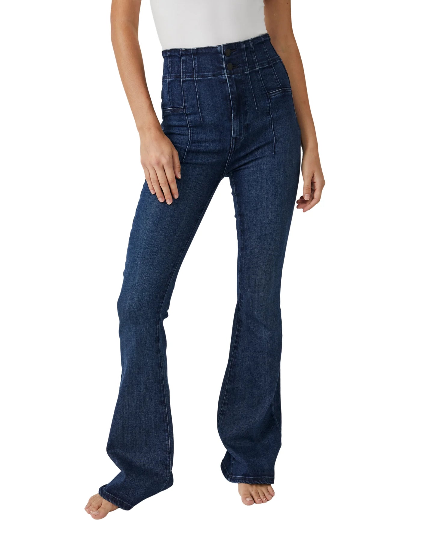 Jayde Flare Jeans in Night Sky - Madison's Niche 