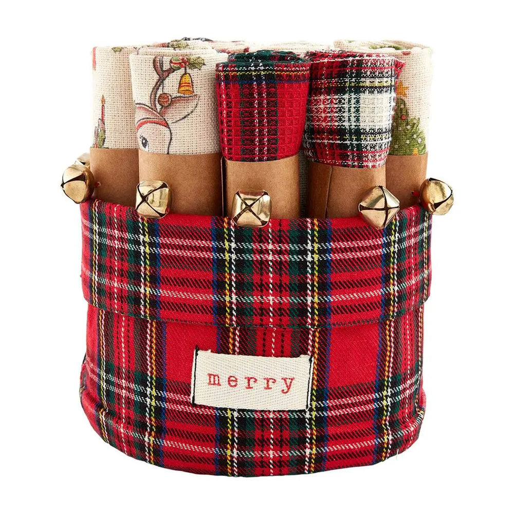 Jingle Bell Wrapped Towel - Madison's Niche 