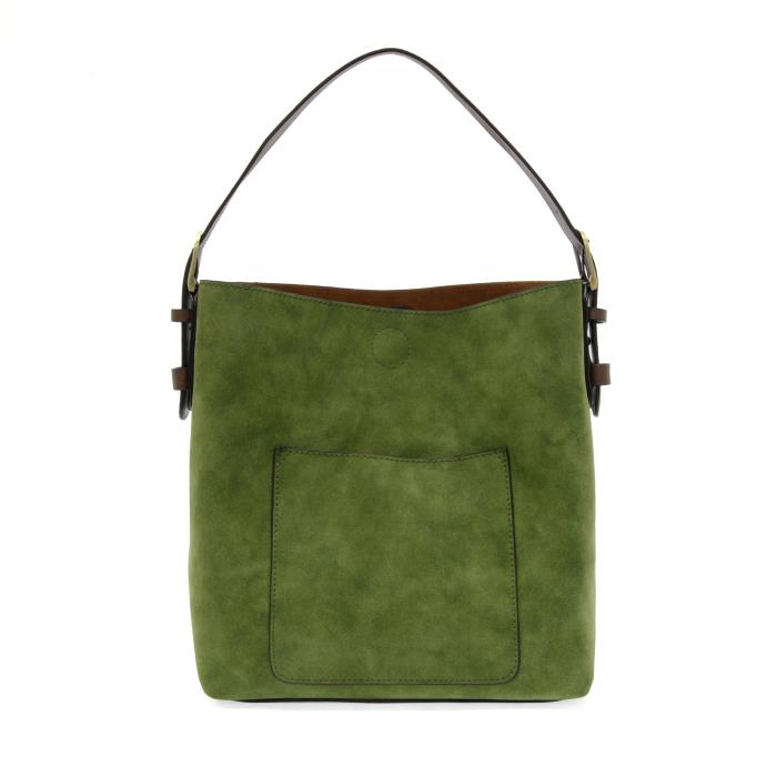 Suede Hobo in Emerald | Madison's Niche