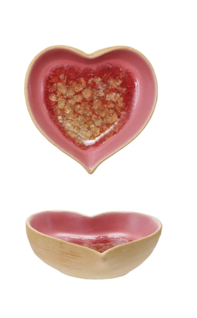 Pink Heart Dish