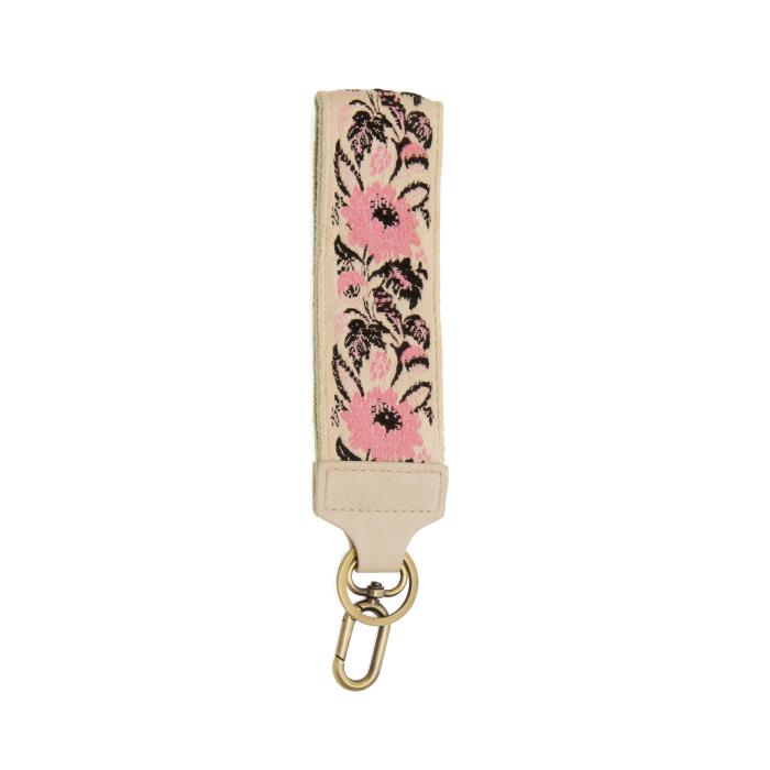 Pink Full Blooms Keychain - Madison's Niche 
