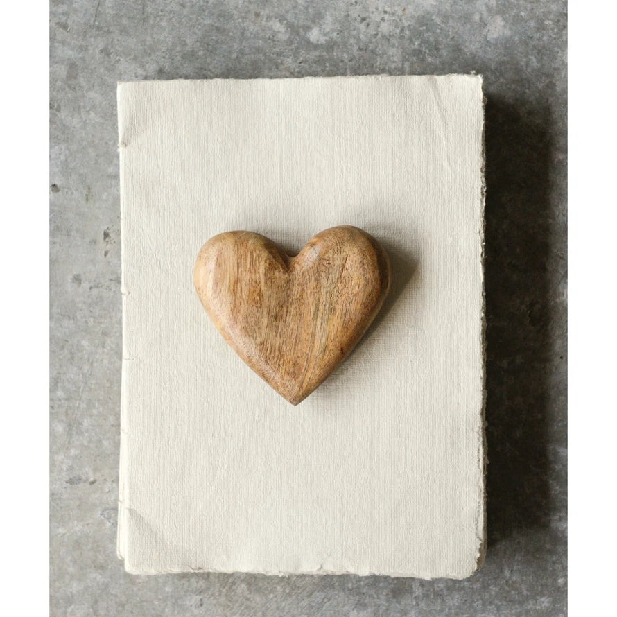 Mango Wood Heart - Madison's Niche 