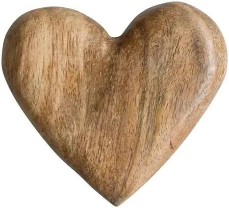 Mango Wood Heart - Madison's Niche 