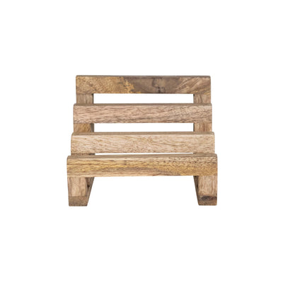 Mango Wood Sectioned Stand - Madison's Niche 