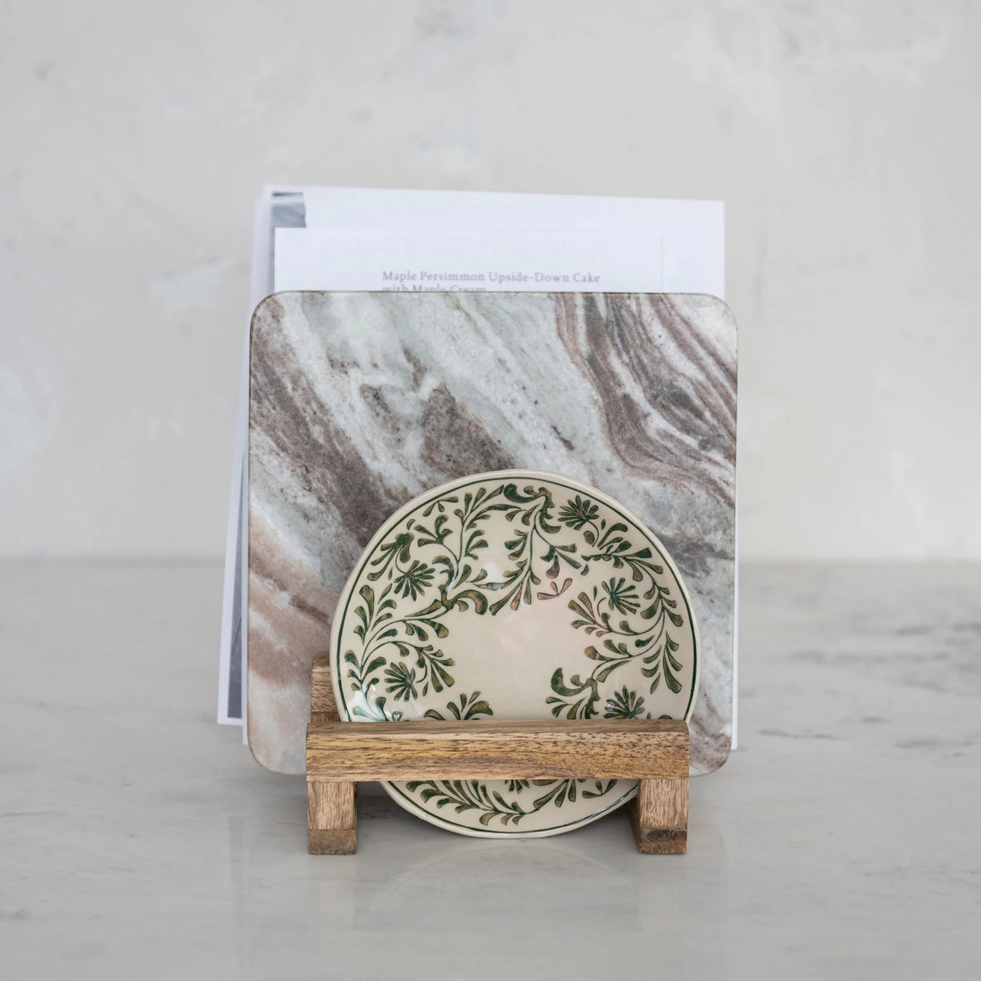 Mango Wood Sectioned Stand - Madison's Niche 