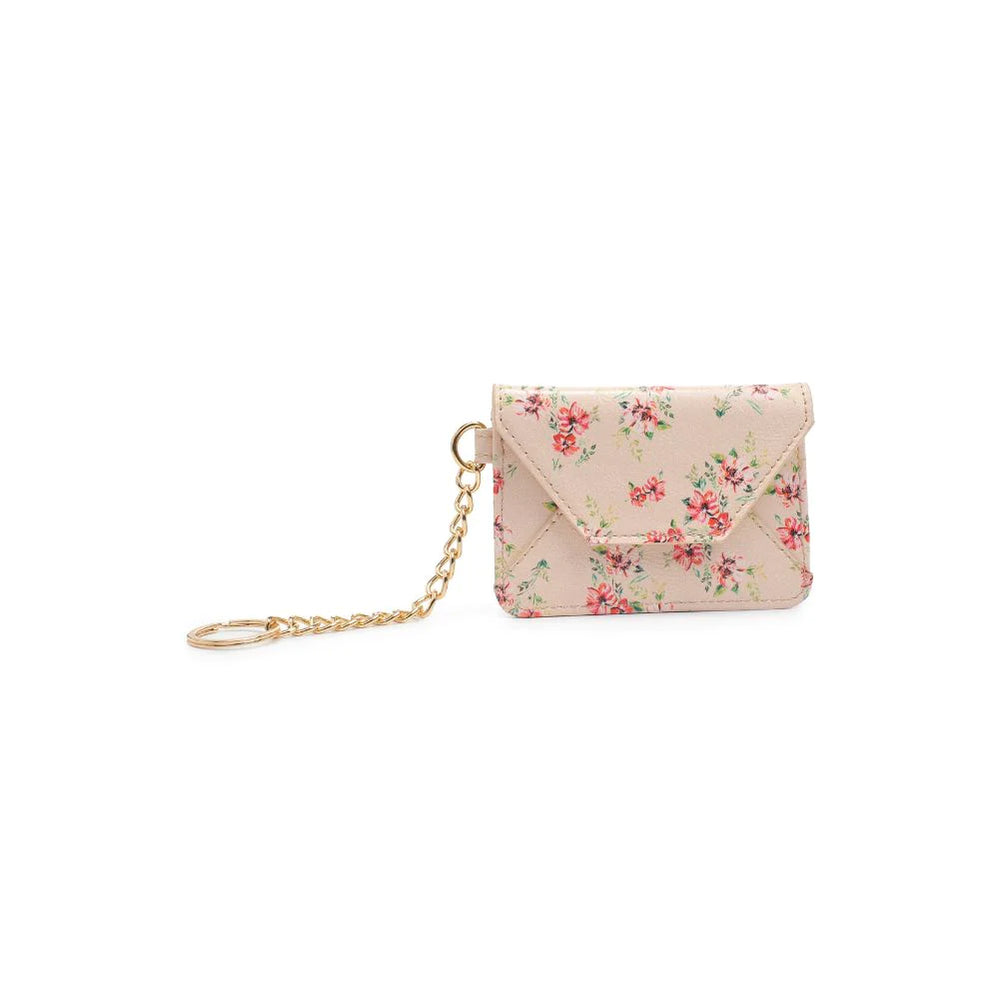 Gia Floral Card Holder in Cream - Madison&