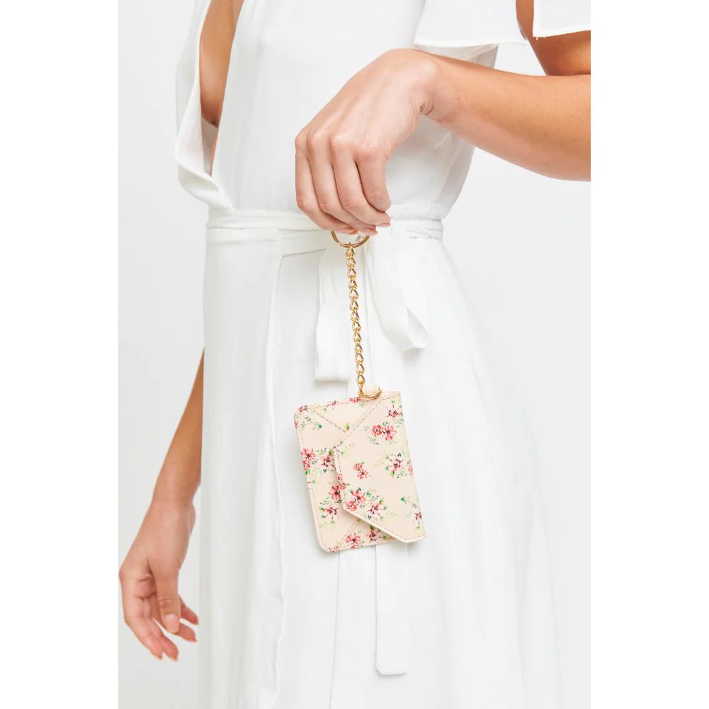 Gia Floral Card Holder in Cream - Madison's Niche 