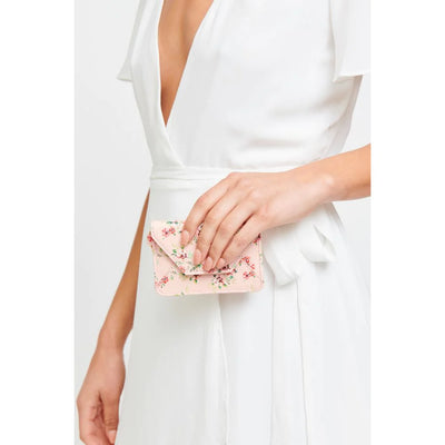 Gia Floral Card Holder in Ballet - Madison's Niche 