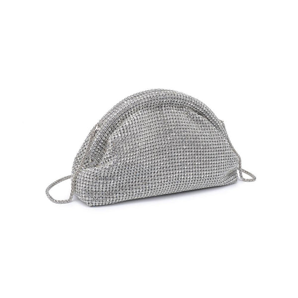 Mariah Evening Bag in Silver Madison's Niche 