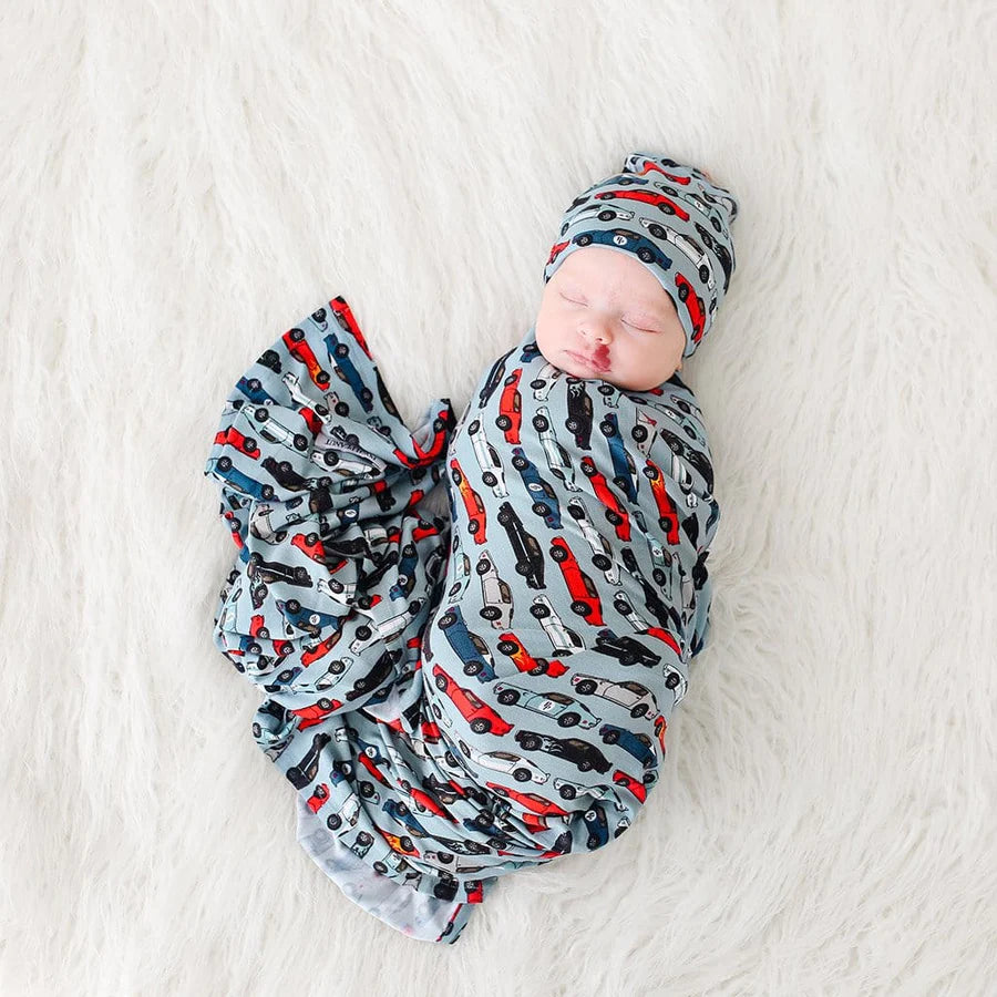 Miles Swaddle & Hat Set - Madison's Niche 