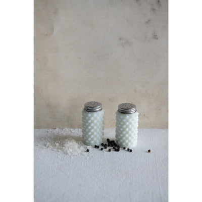 Milk Glass Salt & Pepper Shaker Set - Madison's Niche 