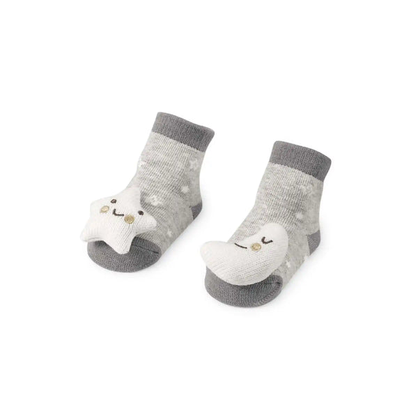 Moon & Star Rattle Toe Socks Madison's Niche 