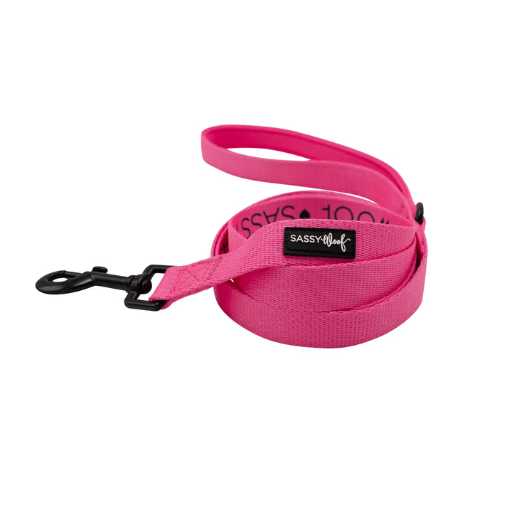 Pink Fabric Leash - Madison's Niche 
