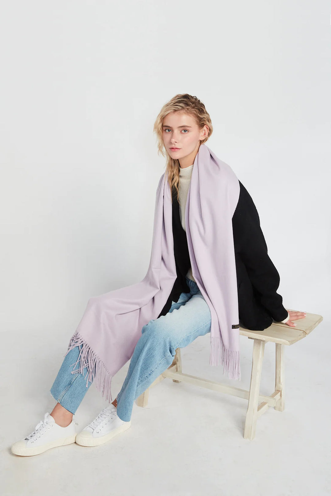 Olivia Scarf in Lavender - Madison's Niche 