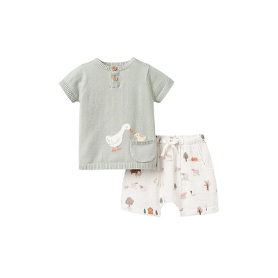 "On the Farm" Top & Shorts Set - Madison's Niche 