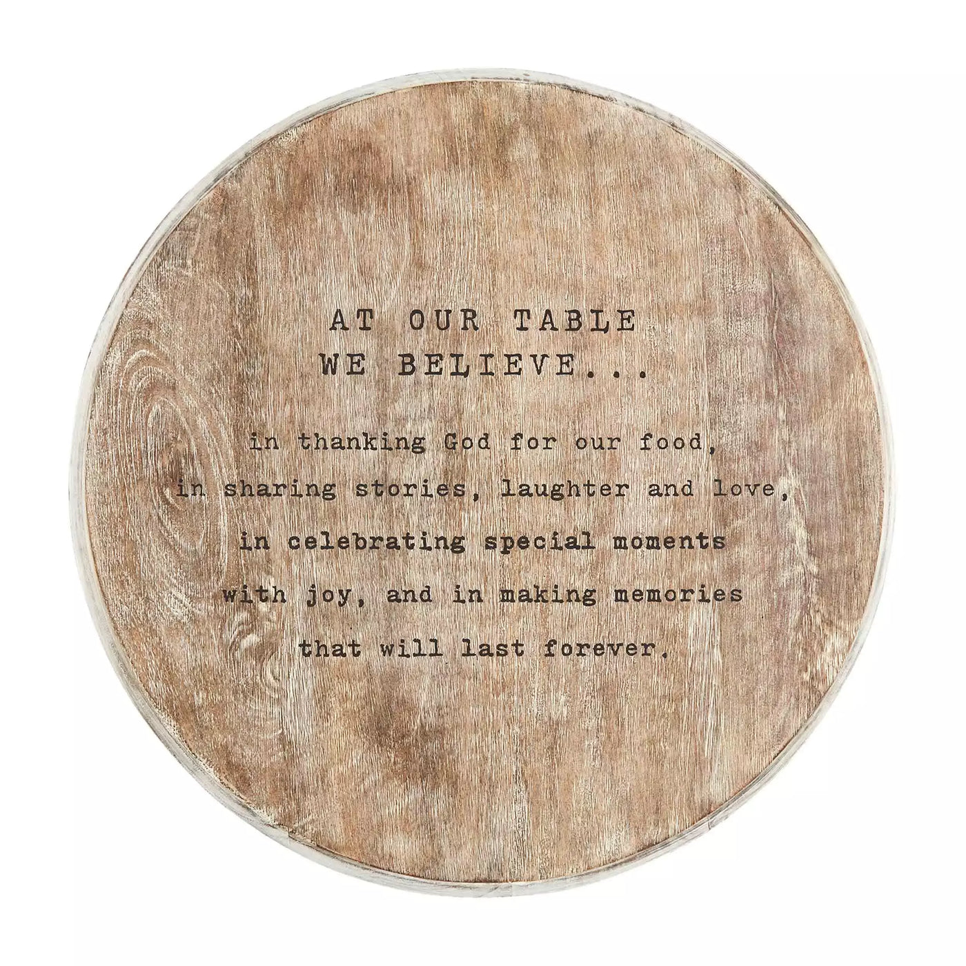 "Our Table" Lazy Susan - Madison's Niche 