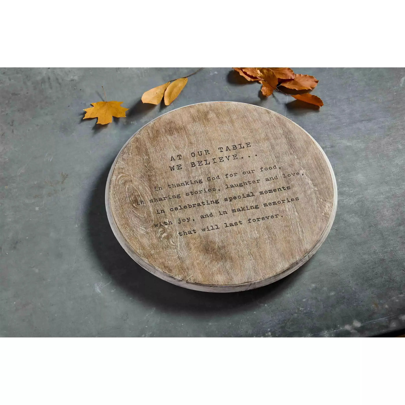 "Our Table" Lazy Susan - Madison's Niche 