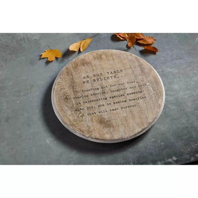 "Our Table" Lazy Susan - Madison's Niche 