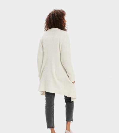 Phoebe Wrap Cardigan in Cream - Madison's Niche 