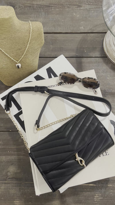 Nanci Crossbody Bag in Black