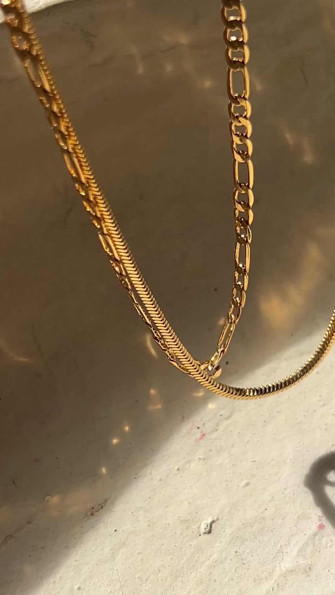 Cecilia Chain Necklace in Gold