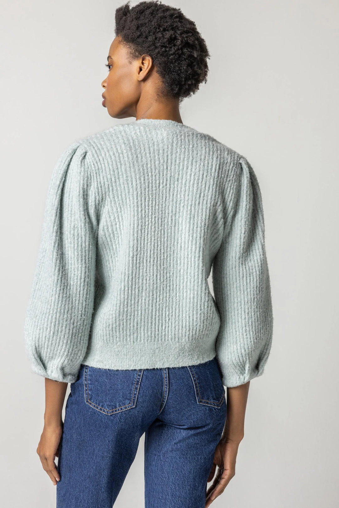 Puff Sleeve Cardigan - Madison's Niche 