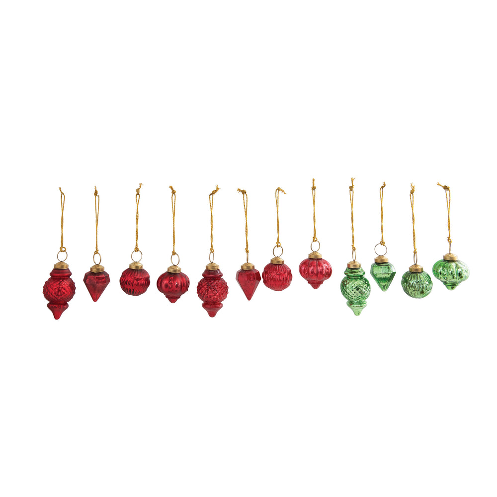 Red & Green Boxed Ornaments - Madison's Niche 