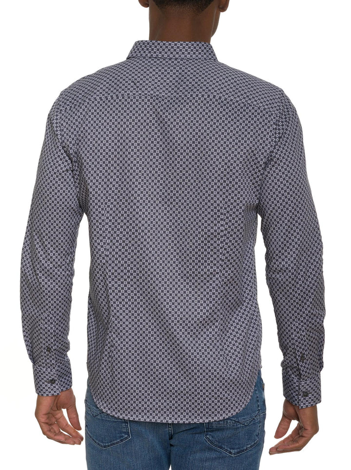 Barese Long Sleeve Woven Shirt - Madison's Niche 