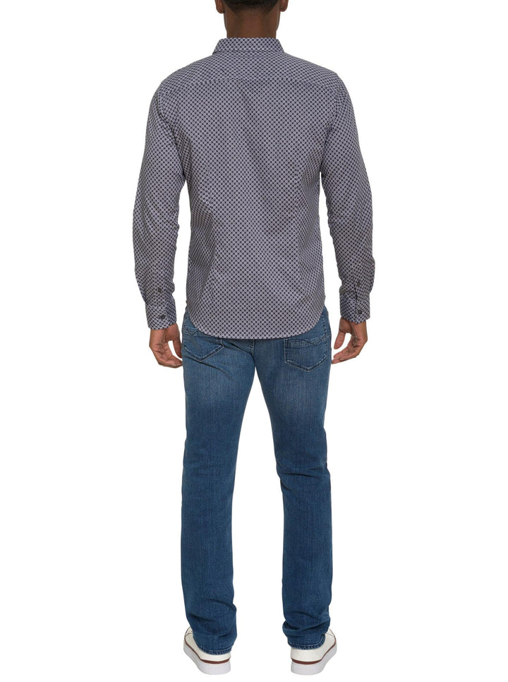 Barese Long Sleeve Woven Shirt - Madison's Niche 