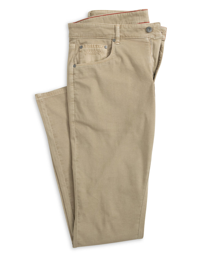 Carmel Steen 5 Pocket Pant in Khaki
