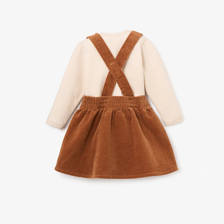 Rust Corduroy Skirt & Bodysuit - Madison's Niche 