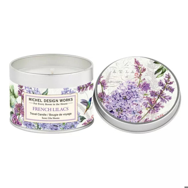 French Lilacs Candle Tin Madison's Niche 