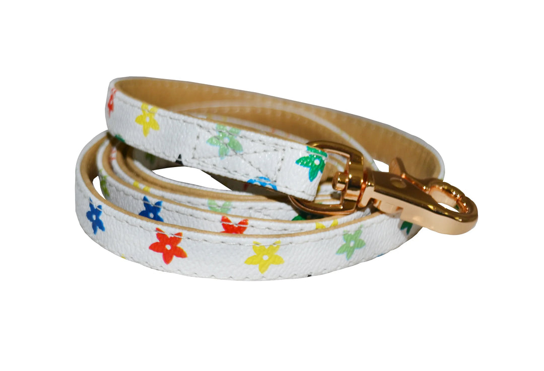 Audrey White Leash - Madison's Niche 