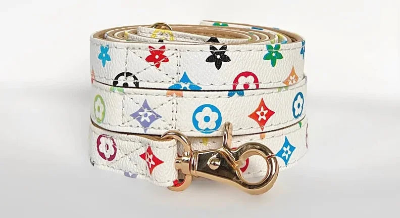 Audrey White Leash - Madison's Niche 